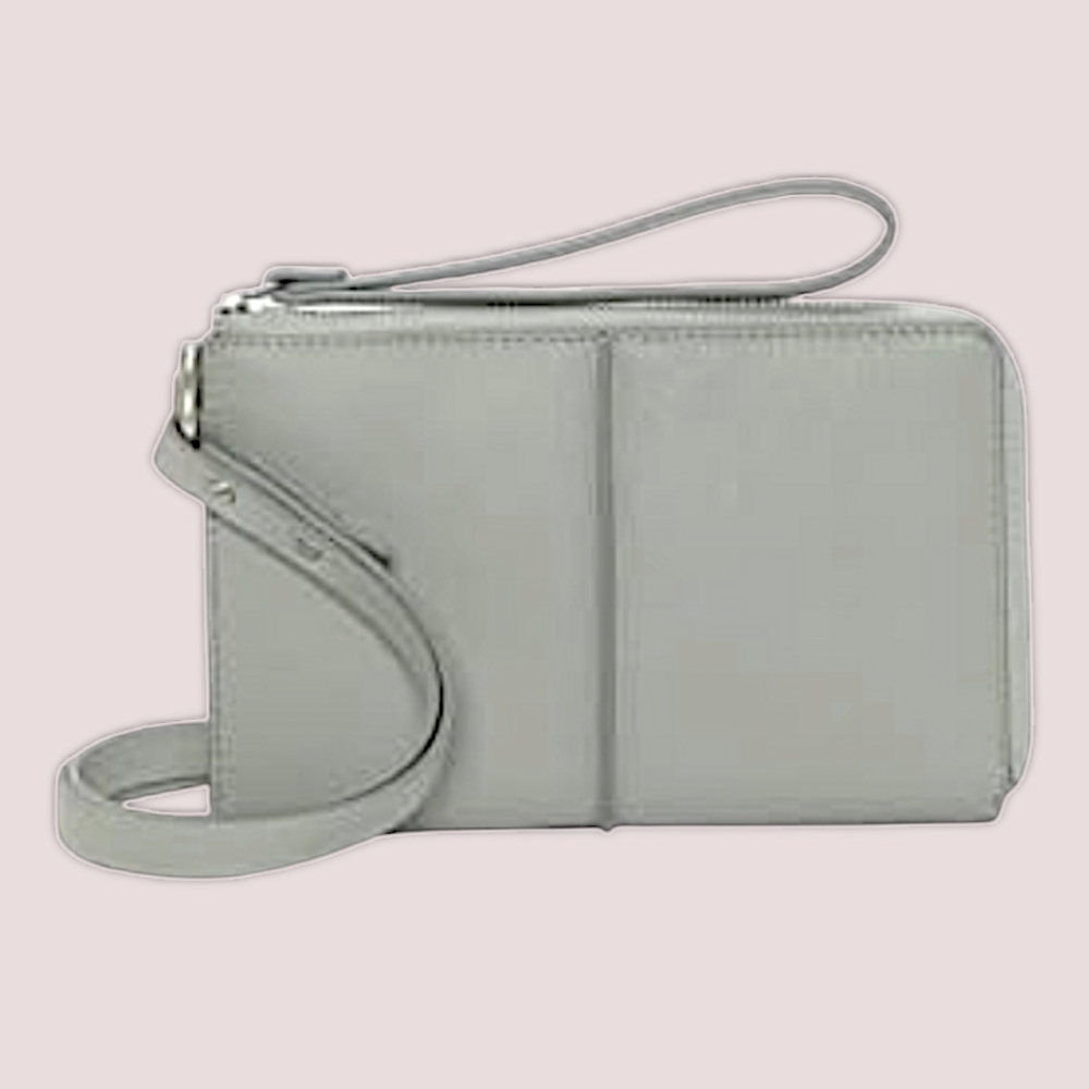 Lucky Brand Leather Convertible 3-in-1 Roze Bag in Mint Green